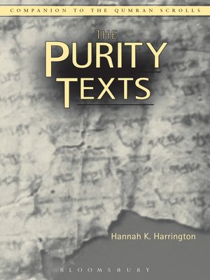 cover image of The Purity Texts